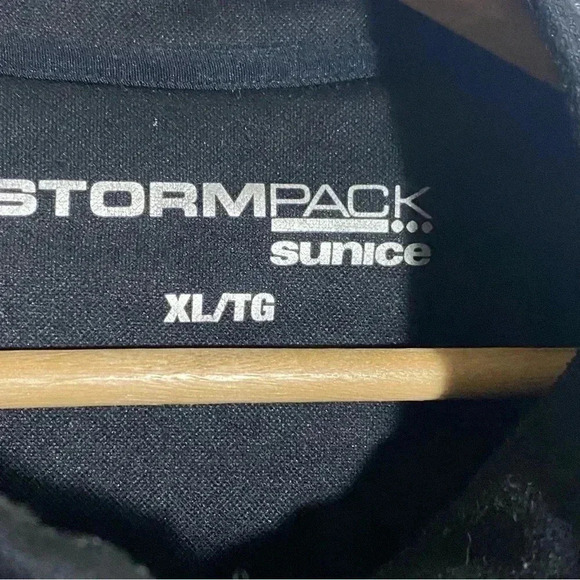 SUNICE STORMPACK men’s  heather grey full zip high neck long sleeve sweater - Picture 3 of 7